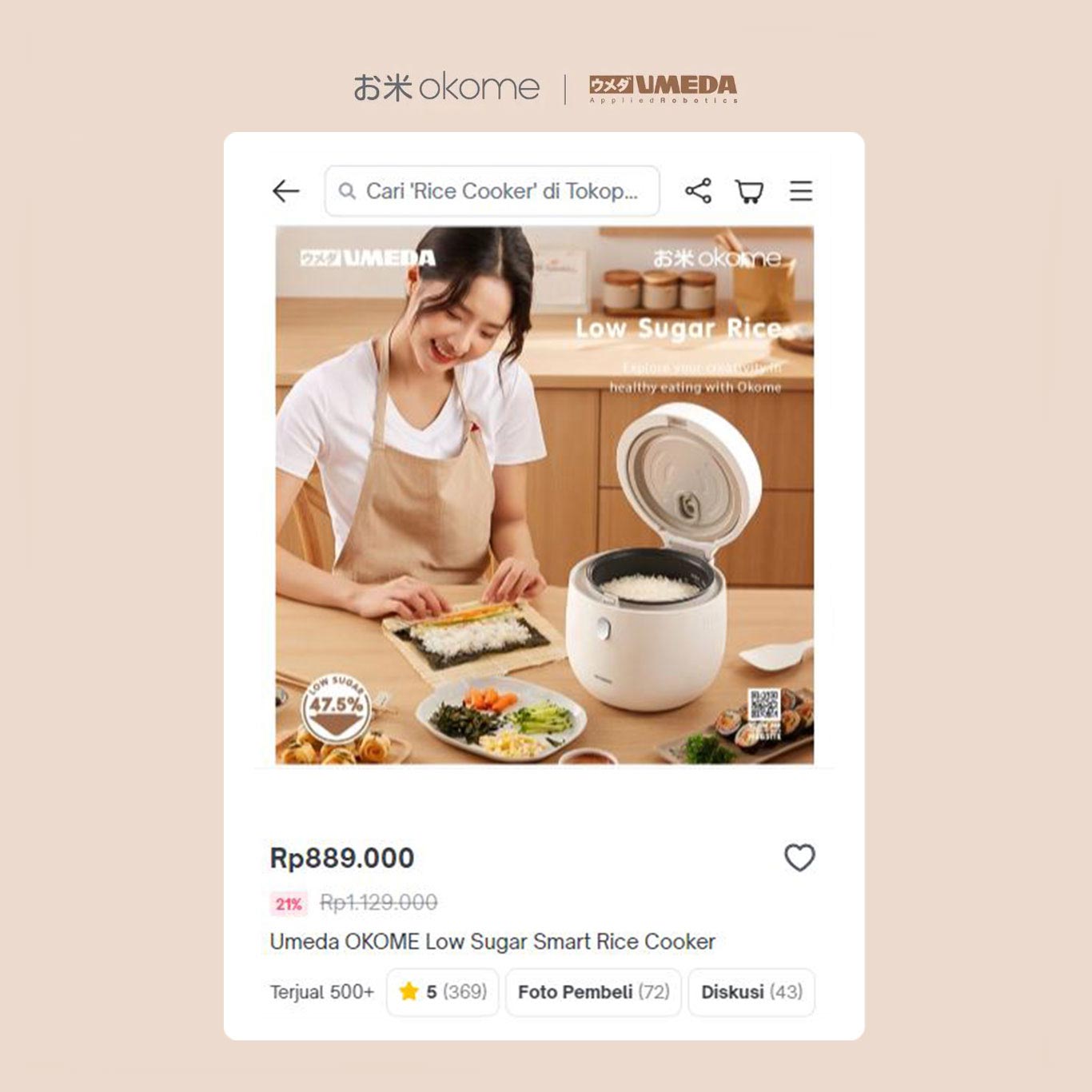 Komentar Umeda Okome di Tokopedia 1