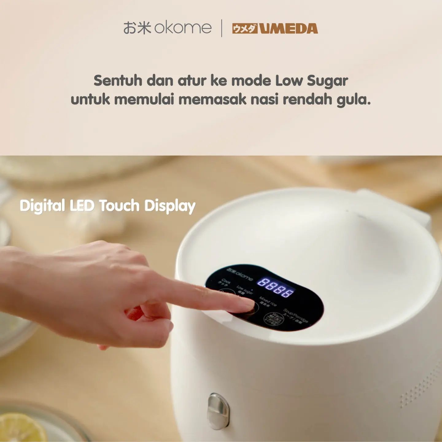Cara Memasak Nasi dengan Umeda Okome 6
