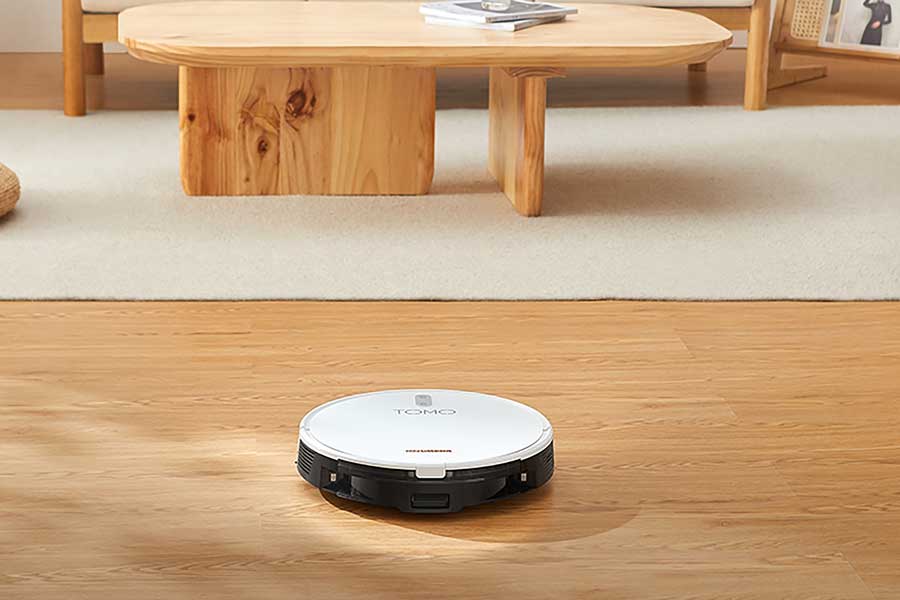 Kapasitas baterai lebih besar 5200 mAh, Robot Vacuum Cleaner dapat bertahan hingga 240 menit.